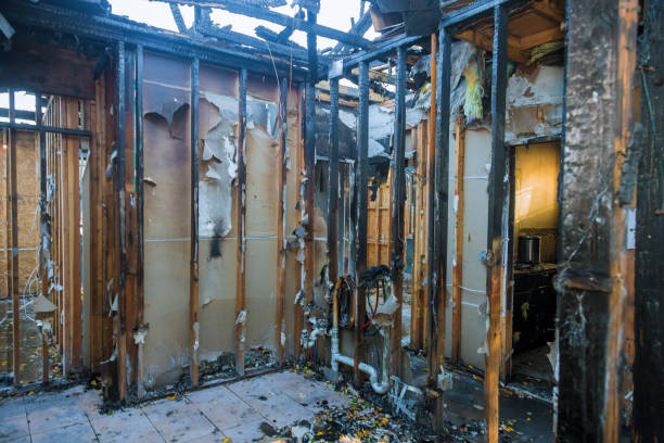 Professional Emergency Fire Cleanup technician working in Frederick, PA